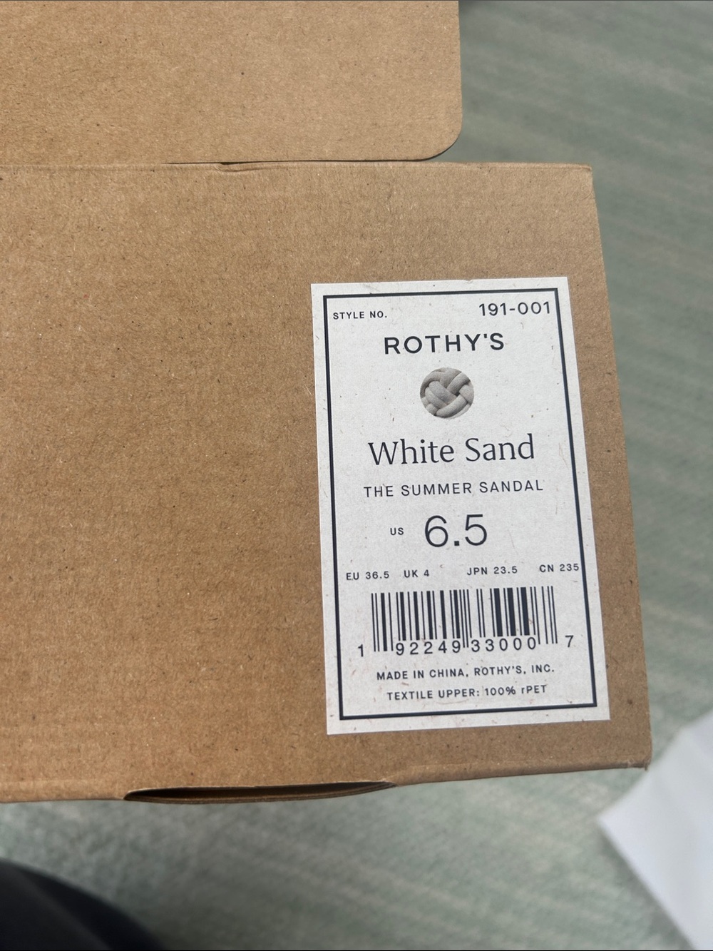 Rothy's The Summer Sandal — Cream Women’s Slide - Picture 5 of 9